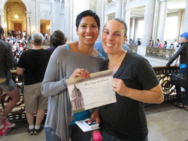 Love Reigns In SF City Hall As Same-Sex Marriage Stay Lifted, Weddings Begin (Slideshow)