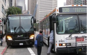 High-End Private Bus Company Suspends Service Amid CPUC Permit Dispute
