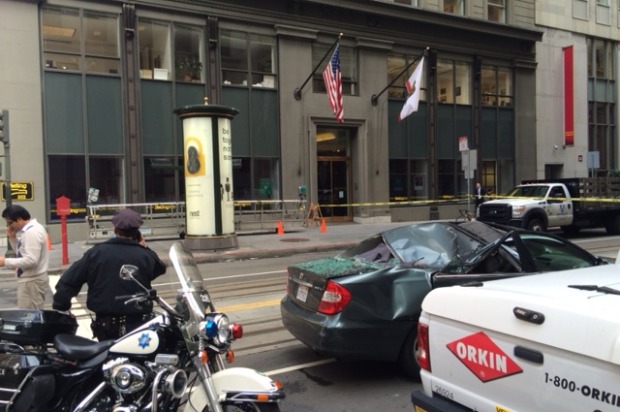 Intersection Reopens After Window Washer Falls From Roof