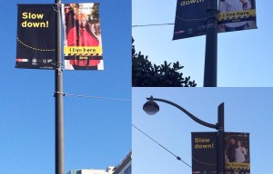 Pedestrian Safety Banners Unveiled in SoMa, Tenderloin